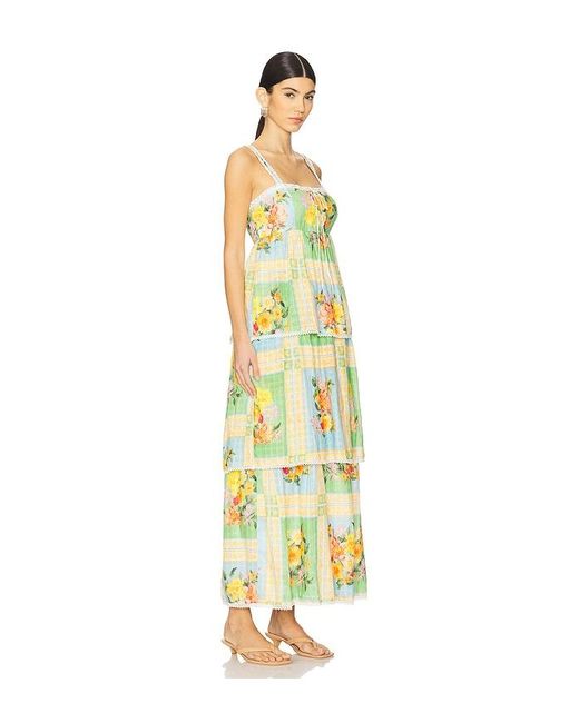 Show Me Your Mumu Yellow Peyton Midi Dress