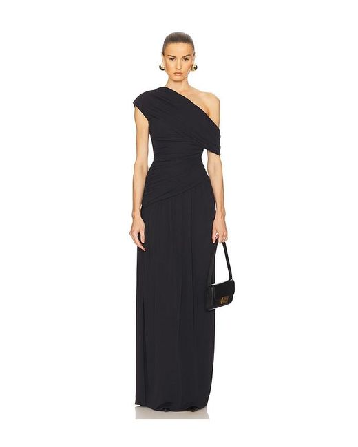 Helsa Blue The Apolla Jersey Dress