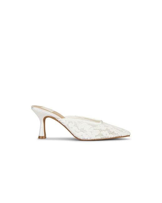 Dolce Vita White Cleo High Mule