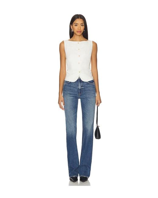 Lovers + Friends White Jackie Top
