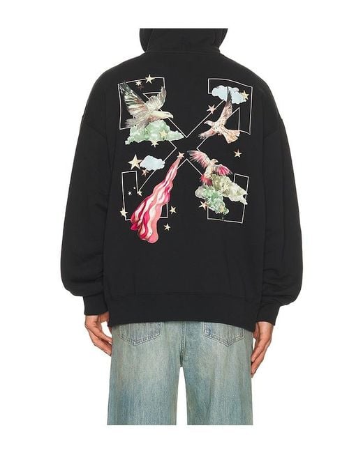 Off-White c/o Virgil Abloh Hoodie in Black für Herren