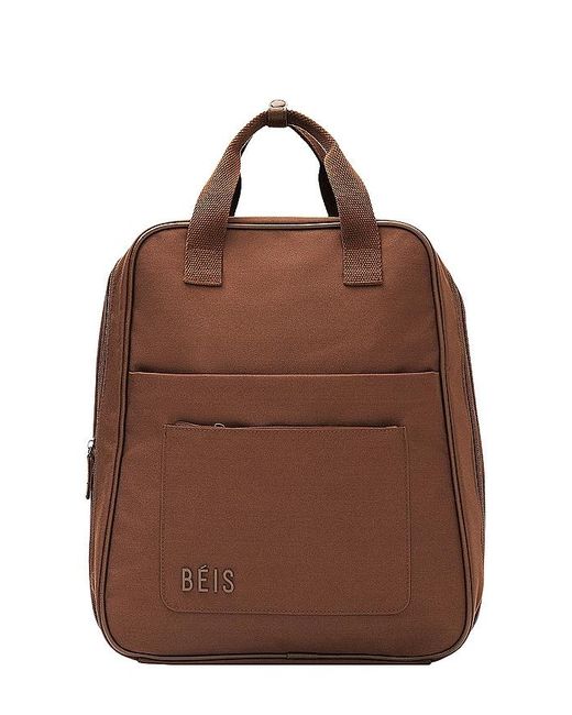 BEIS Brown The Expandable Backpack