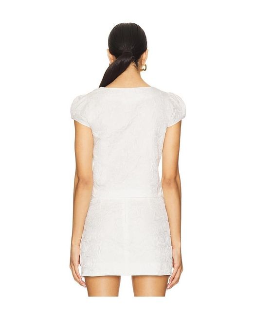 Amanda Uprichard White Bryant Top