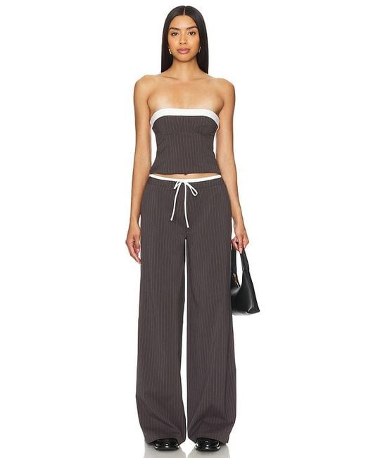 Lovers + Friends Brown Ashley Pant
