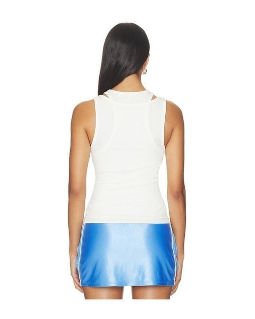 OFF SEASON Blue Layered Tank Top