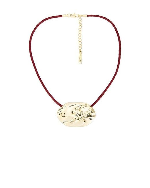 Luv Aj Metallic The Granada Disc Necklace