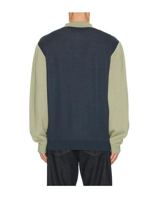 Malbon Gray Burgee Sweater for men