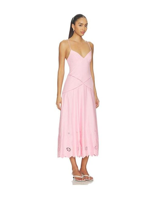 Astr Pink Lainey Dress