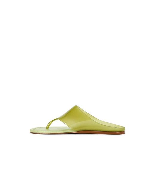 Farm Rio Yellow Jelly Thong Flat Sandal