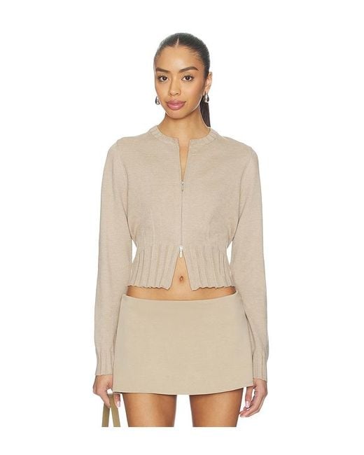 geel Natural Dennis Cardigan
