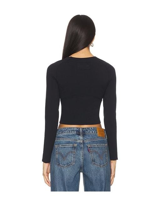 Free People Black X We The Free Protagonist Long Sleeve