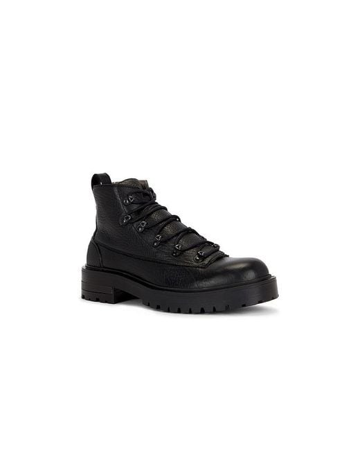 AllSaints Black Mccoy Hiking Boot for men