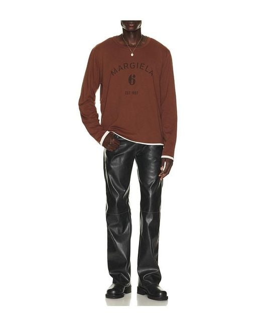 MM6 by Maison Margiela Black Pants 5 Pockets for men