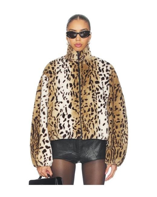 Amanda Uprichard Blue X Revolve Como Bomber Jacket