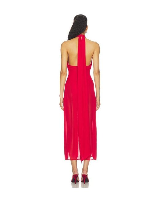 GUIZIO Red Koemi Dress