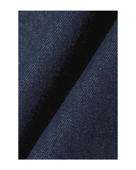 GRLFRND Blue Evette Micro Skort