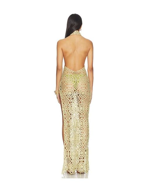 Bronx and Banco Metallic Tunisa Crochet Halter