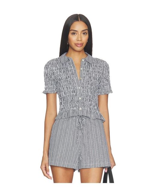 Rails Blue Alton Top