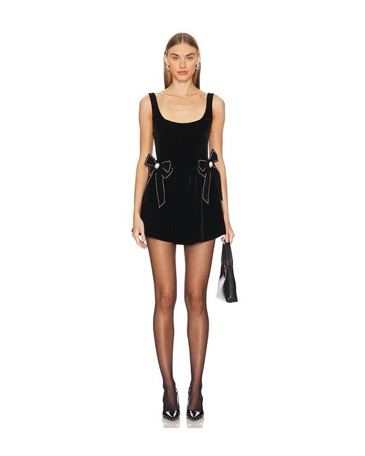 Show Me Your Mumu Black Ricci Skort Dress