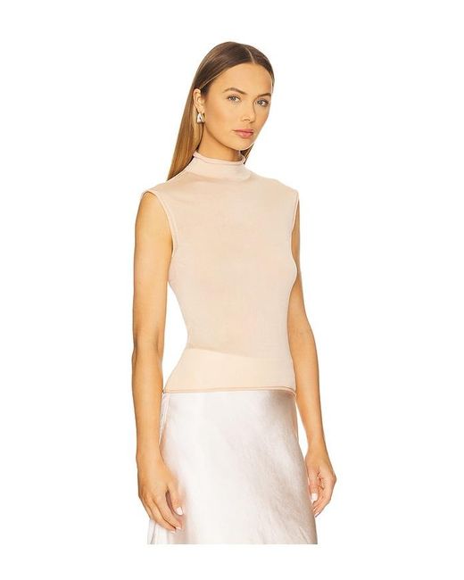 L'academie White 'Academie Camryn Sheer Knit Top