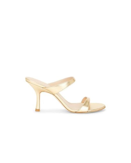 Stuart Weitzman White Nudist Slide 85