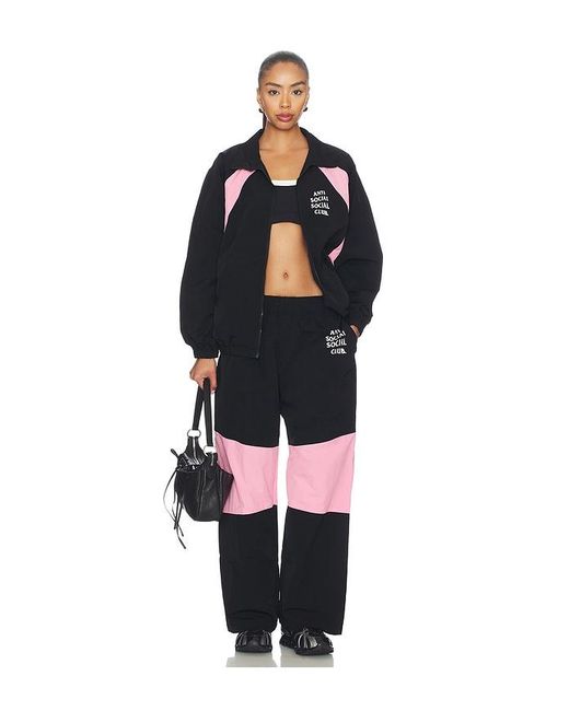 ANTI SOCIAL SOCIAL CLUB Black Track Pants