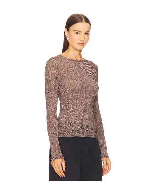 Jersey De Punto De Manga Larga Vianca En Color Gris Talla (También En M, S, Xl, Xs) Ulla Johnson de color Black