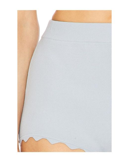 Helsa White Elvira Shorts