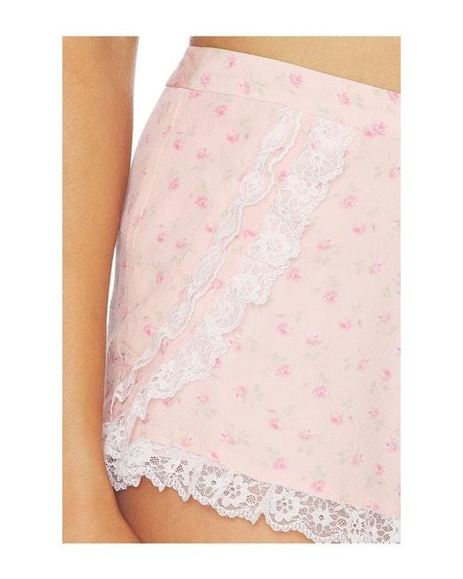 LoveShackFancy White Adna Short
