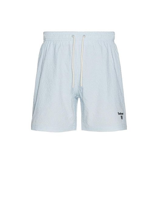 Barbour Blue Somerset Swim Short for men