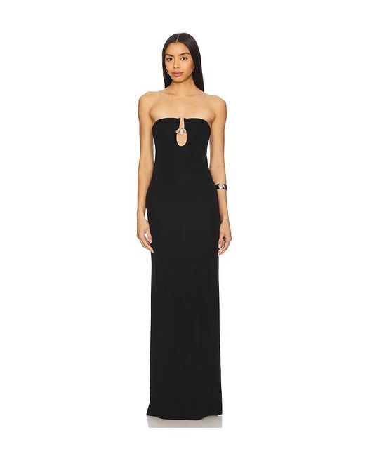 House of Harlow 1960 Black X Revolve Macie Maxi Dress