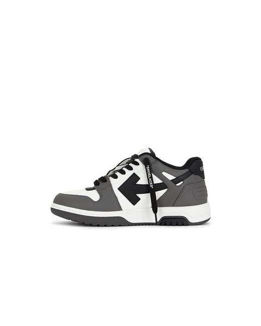 Off-White c/o Virgil Abloh Black Out Of Office Calf Leather Sneaker for men
