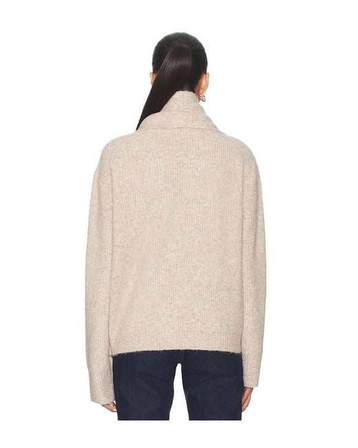 Lovers + Friends Natural Oren Scarf Neck Cardigan