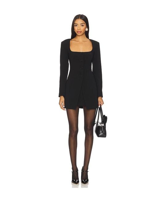 MAJORELLE Black Carlin Mini Dress