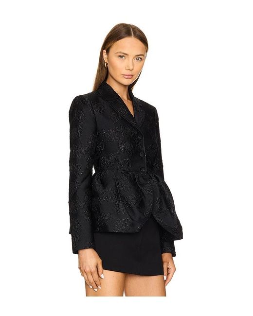 Jacquard Draped Blazer En Color Negro Talla (También En 34) ROTATE BIRGER CHRISTENSEN de color Black