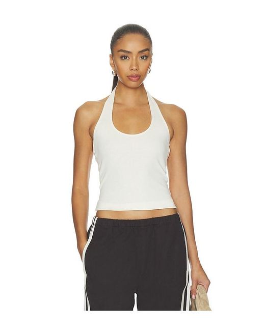 Madewell Black The '90S Halter Top