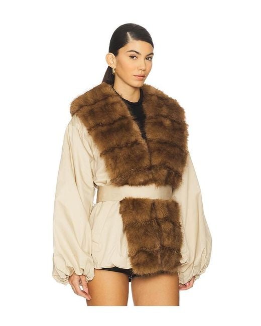 ROTATE BIRGER CHRISTENSEN Brown Donatella Short Jacket