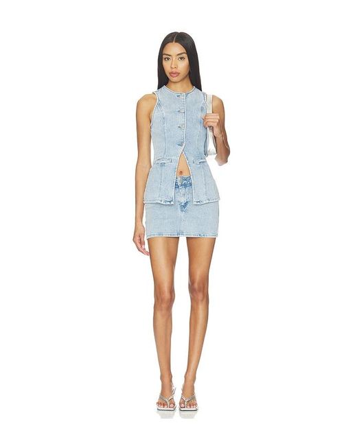 MORE TO COME Blue Maeve Top