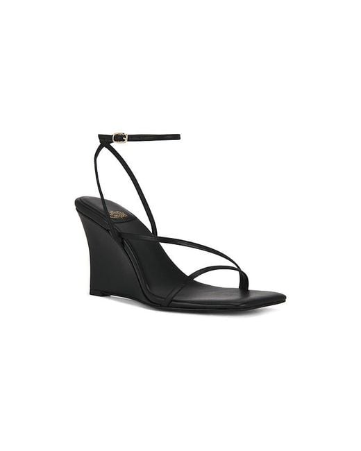 Jeffrey Campbell Black Highlight Wedge Sandal