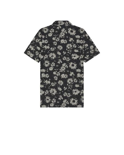 Travis Mathew Black Shaded Grove Polo for men
