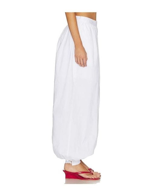 ROTATE BIRGER CHRISTENSEN White Balloon Pleated Pants