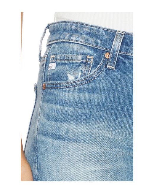 AG Jeans Blue Farrah Ankle Skinny Jeans