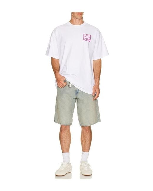 Huf White Cyberpunk Tee for men