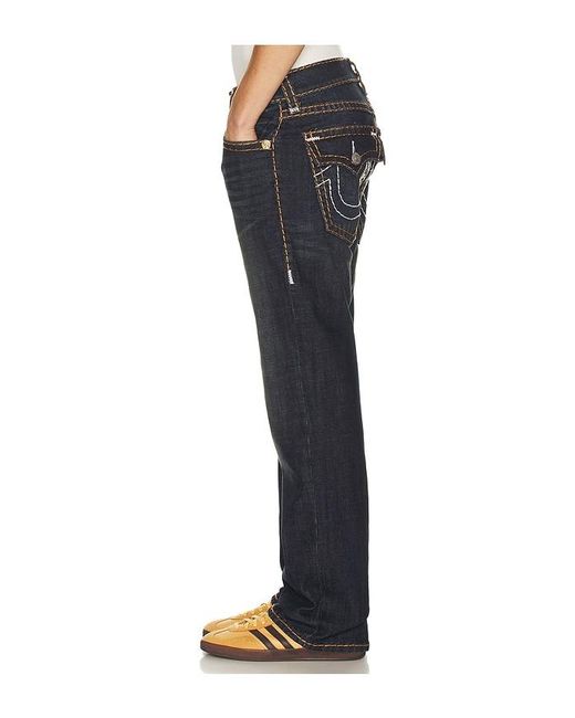 True Religion Blue Billy Super T Flap Denim Pant for men