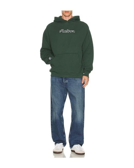 Malbon Green Fesque Hoodie for men