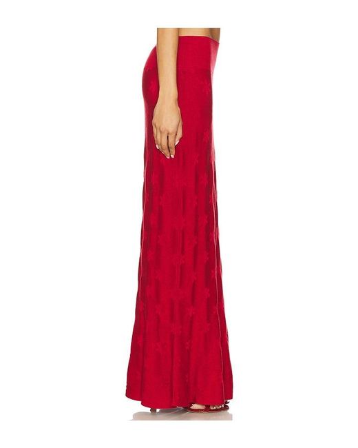 Asta Resort Red Lorena Skirt