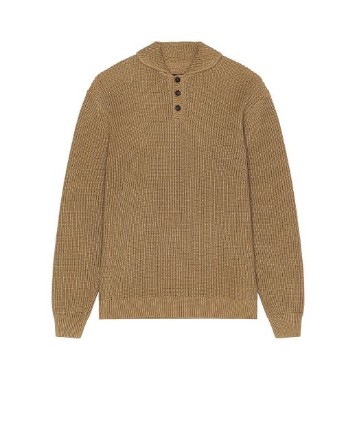 Brixton Natural Not Your Dads Fisherman Sweater for men