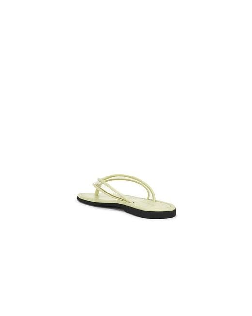 Veronica Beard White Clea Piping Sandal