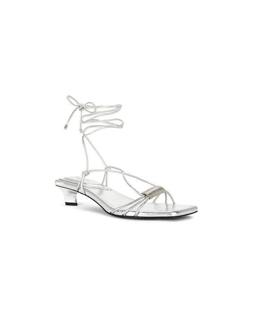 Rag & Bone White Liv Strappy Sandal