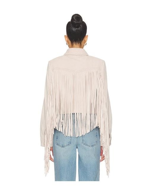 LoveShackFancy White Maelis Jacket